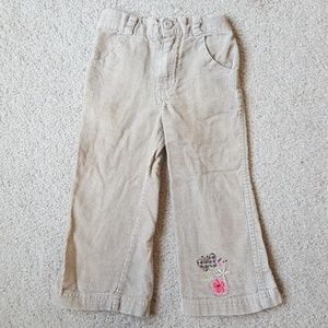❤4/$20 B.T. Kids Tan Corduroy Pants with Emboidery